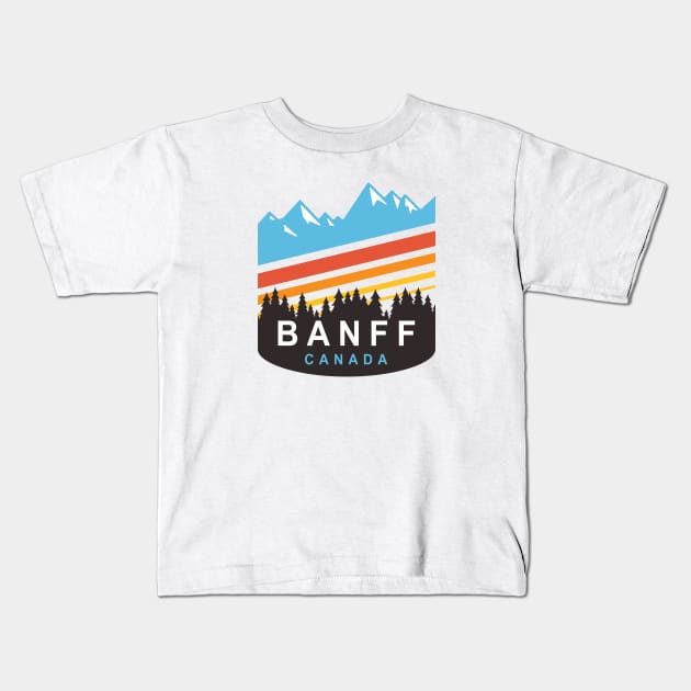 Banff Canada Kids T-Shirt by Eureka Shirts